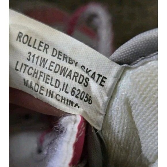 Roller Derby Firestar Roller Skates Youth Girl's Size 1 White Neon Pink With Box - Picture 9 of 16